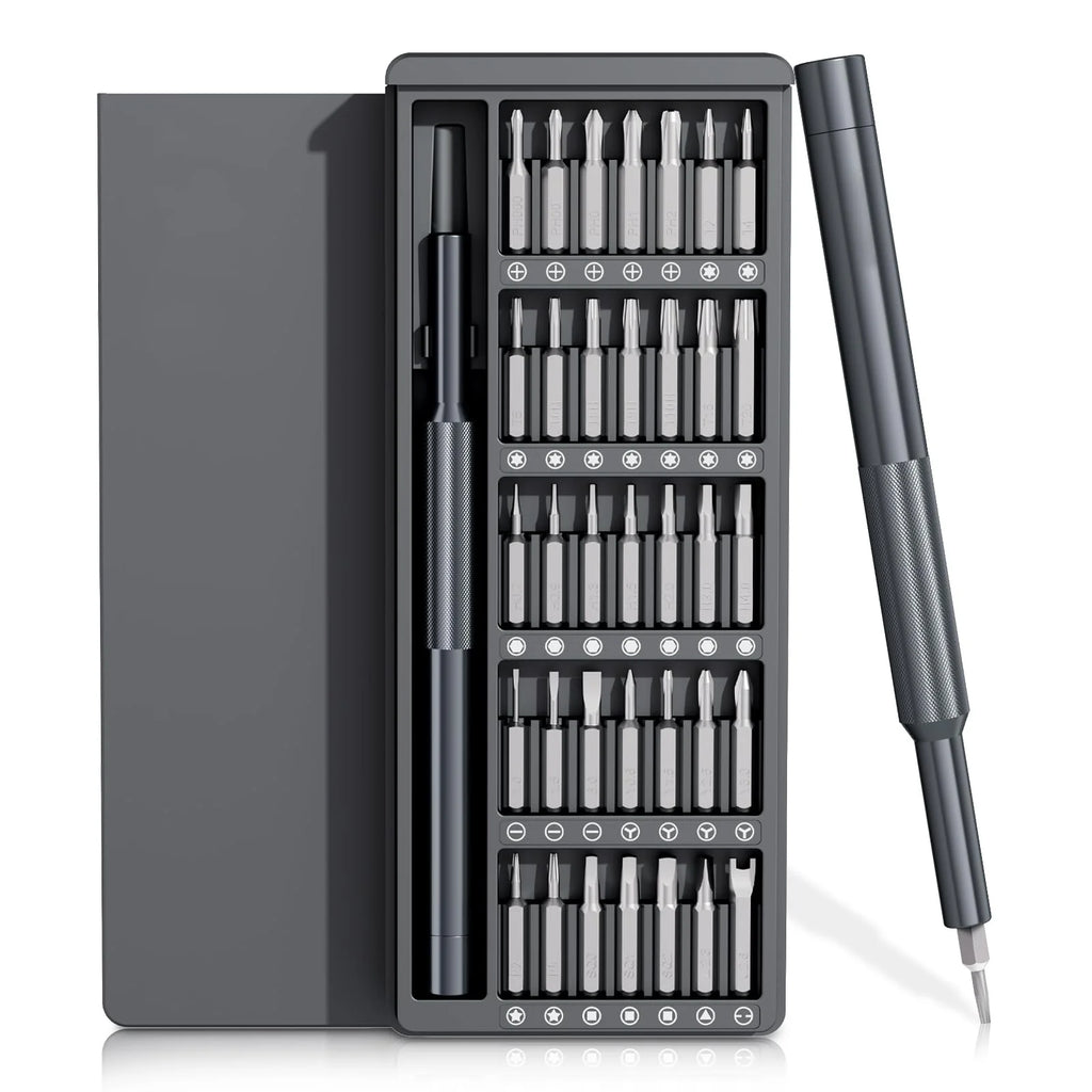 Precision Screwdriver Set Screwdriver Kit with 36 Long S2 Bits Magnetic Repair Tool for Glasses Watches PC Computer Camera