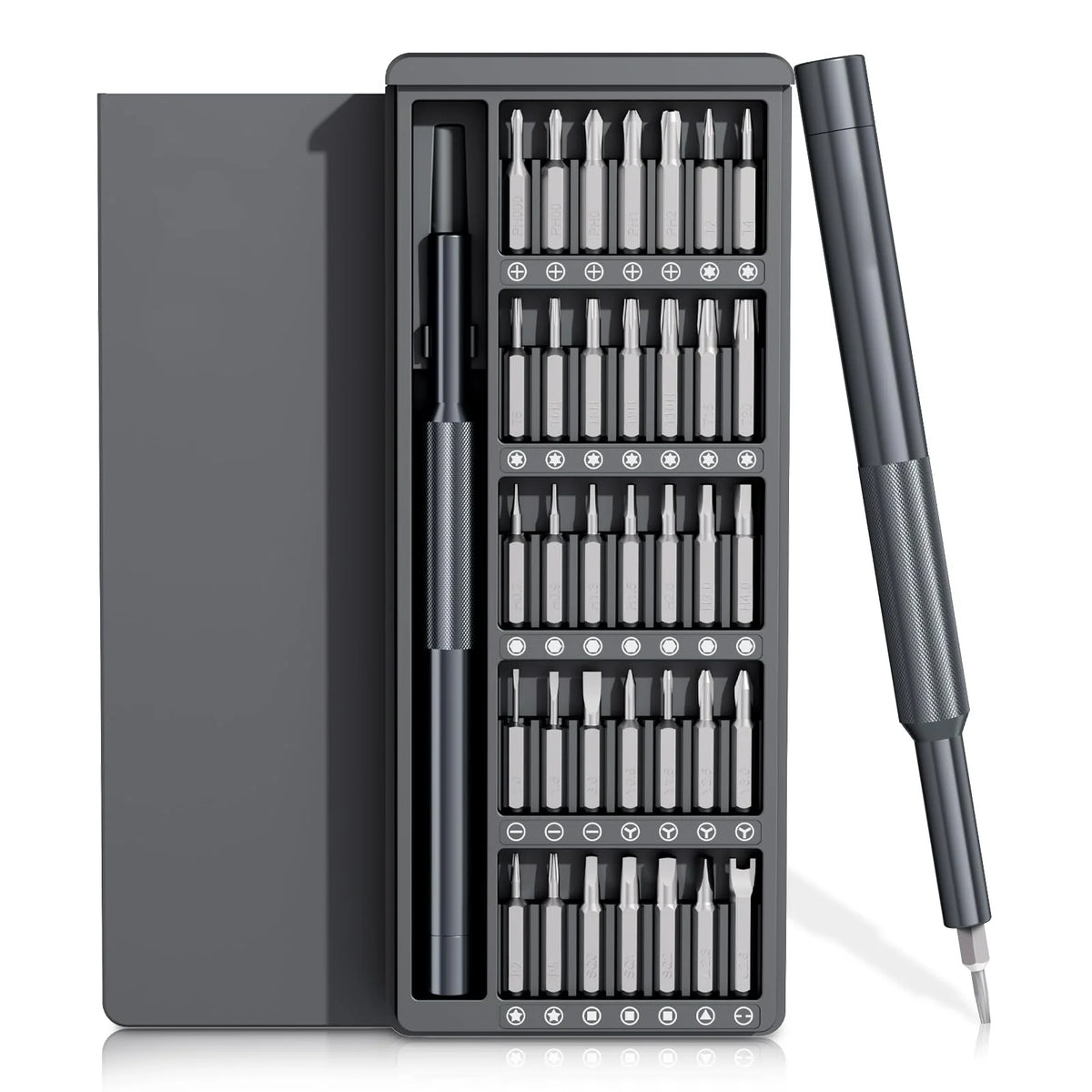 Precision Screwdriver Set Screwdriver Kit with 36 Long S2 Bits Magnetic Repair Tool for Glasses Watches PC Computer Camera
