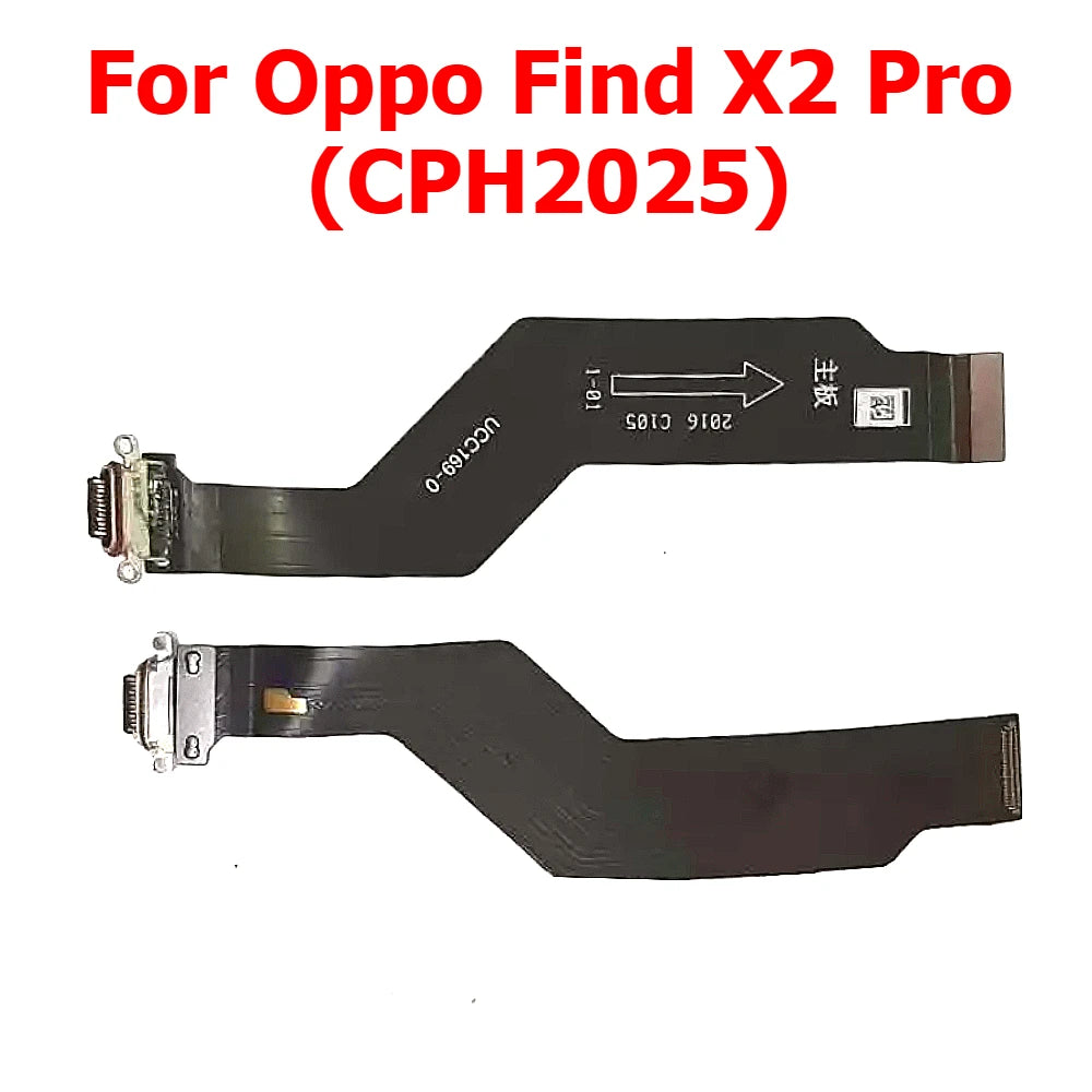 Charge Board For OPPO Find X5 Pro X3 Lite X2 Neo X 5G Charging Port Plate Ribbon Socket Usb Connector Phone Parts Flex Cables