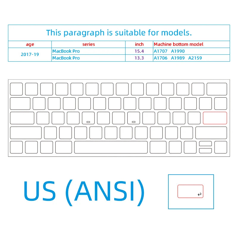 Transparent Matte Keyboard Stickers for MacBook Us Qwerty Blank Keycap Labels Decal Protector Replacement Keyboard Key Stickers