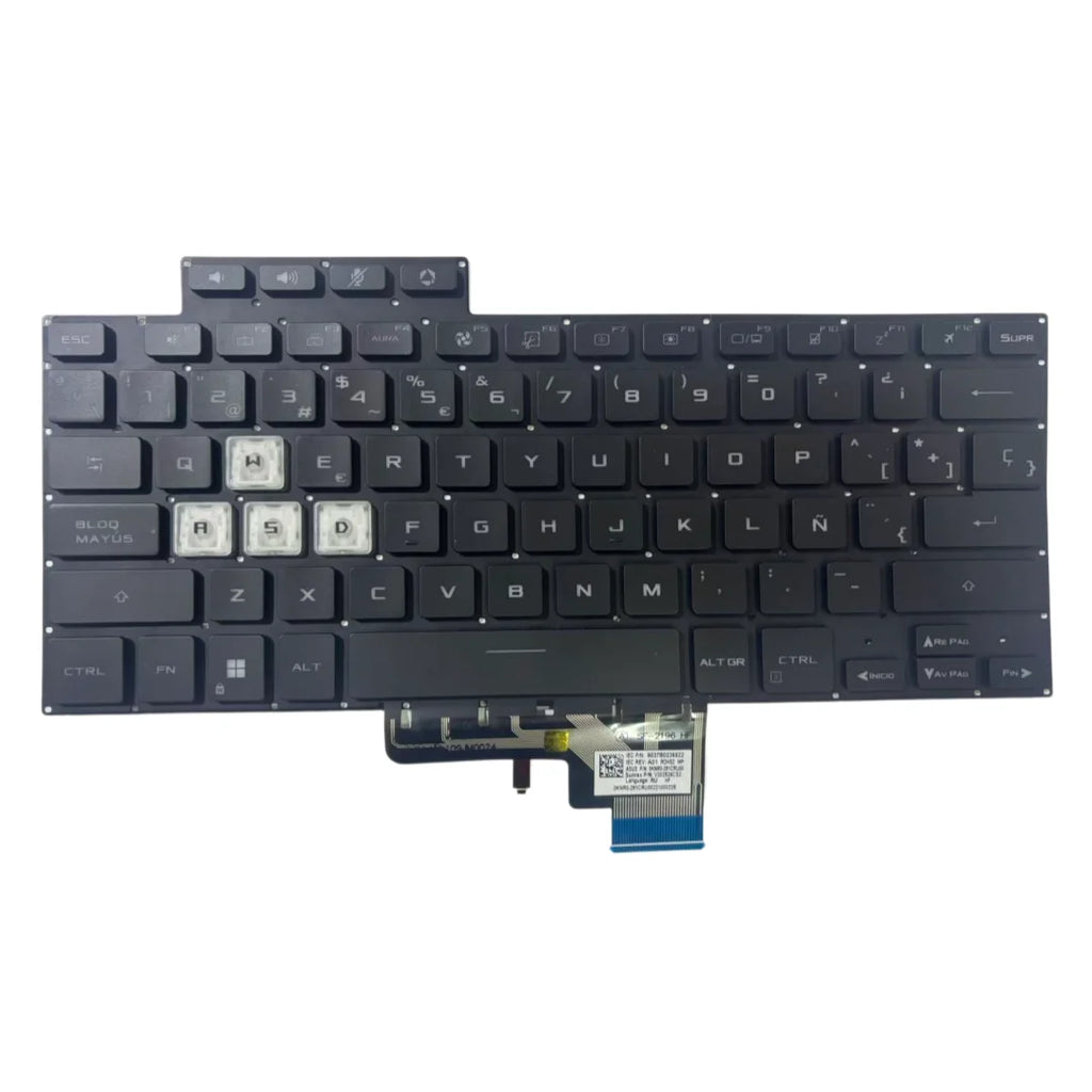 Replacement US/RU/SP Russian Keyboard For ASUS TUF Dash F15 