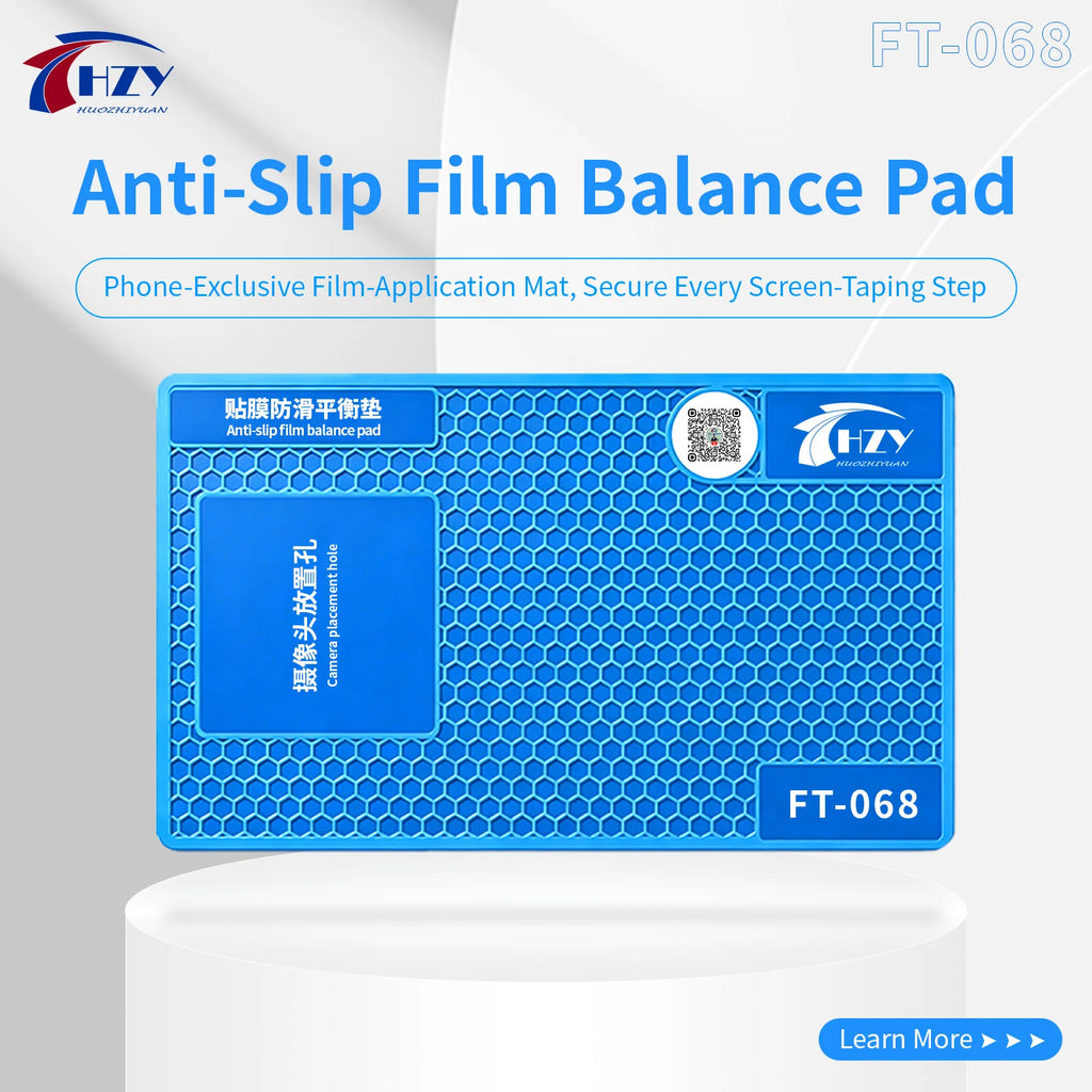 HZY FT-068 Anti-slip Silicone Pad Film Flat Balance LCD Scre