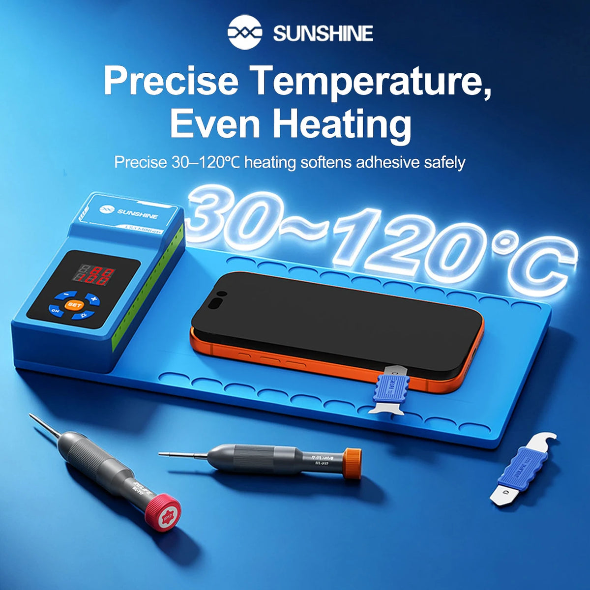 SUNSHINE LS3Mini V2 LCD Screen Separator Heating Table Separ