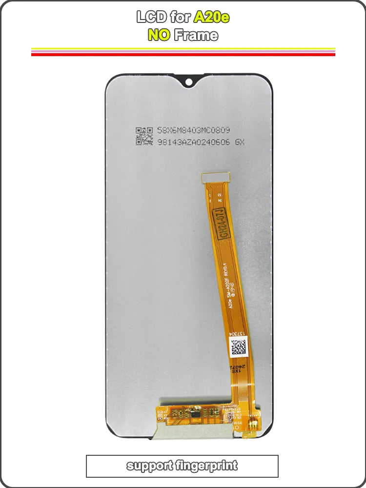 New LCD for Samsung Galaxy A20e LCD Display Touch Screen Digitizer Replacement for Samsung A20e A202 Phone LCD Screen