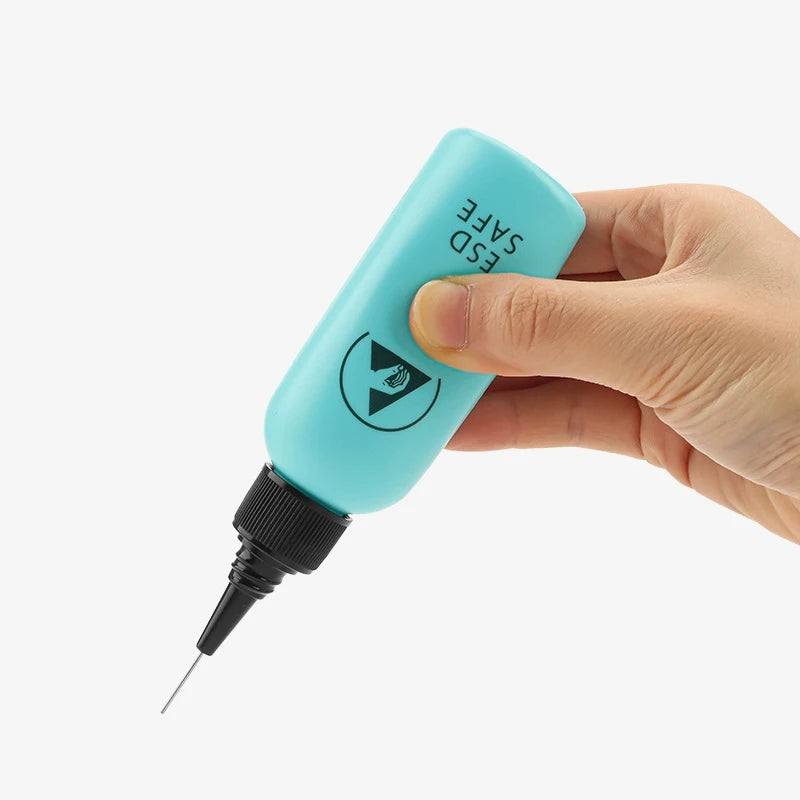ESD Safe Needle Tip Alcohol Dispenser Bottle Precision Glue 