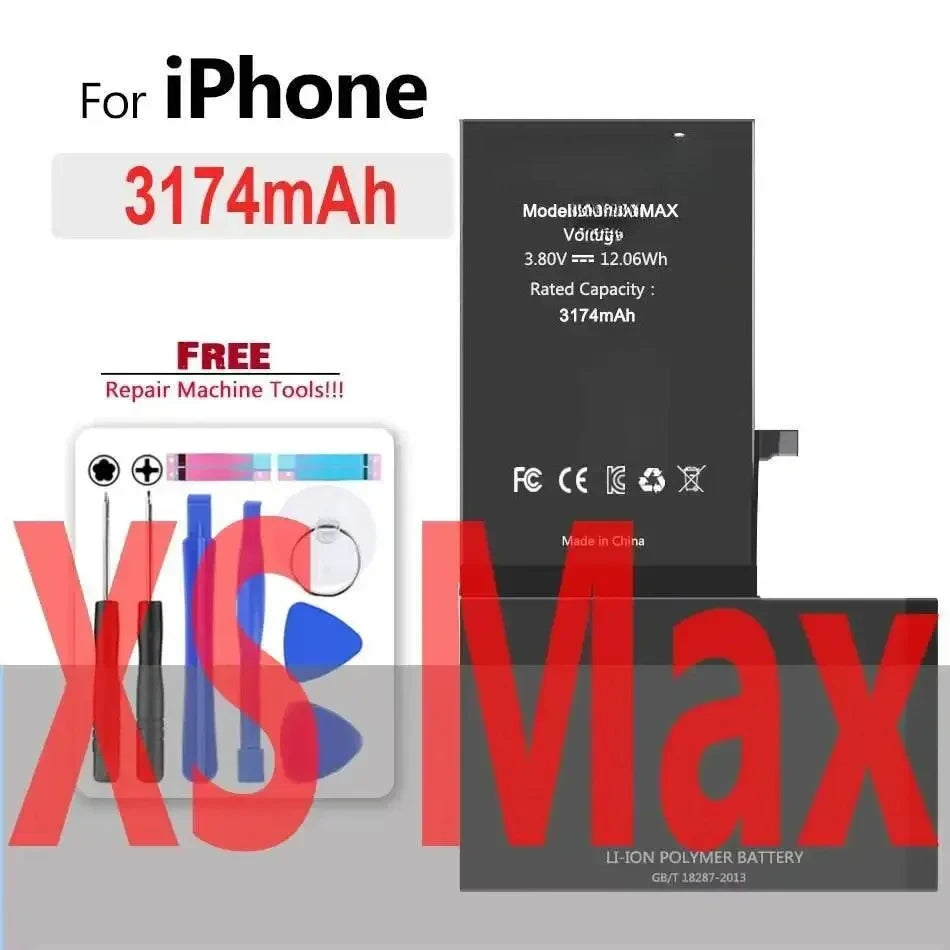 Li-ion Battery For iPhone 11 12 13 14 15 Pro Max Mini Plus SE X XR XS Max 12mini 13pro 13promax Replacement Phone Batteries