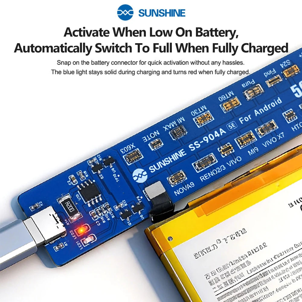 SUNSHINE SS-904 SE Android Battery Activation Board Low-Powe