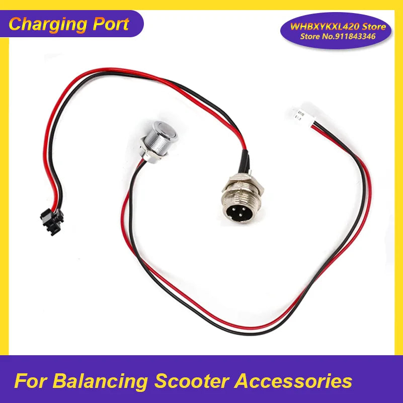 Balancing Scooter Hoverboard 3 Pin 3 Pole Connector 2 Wire C