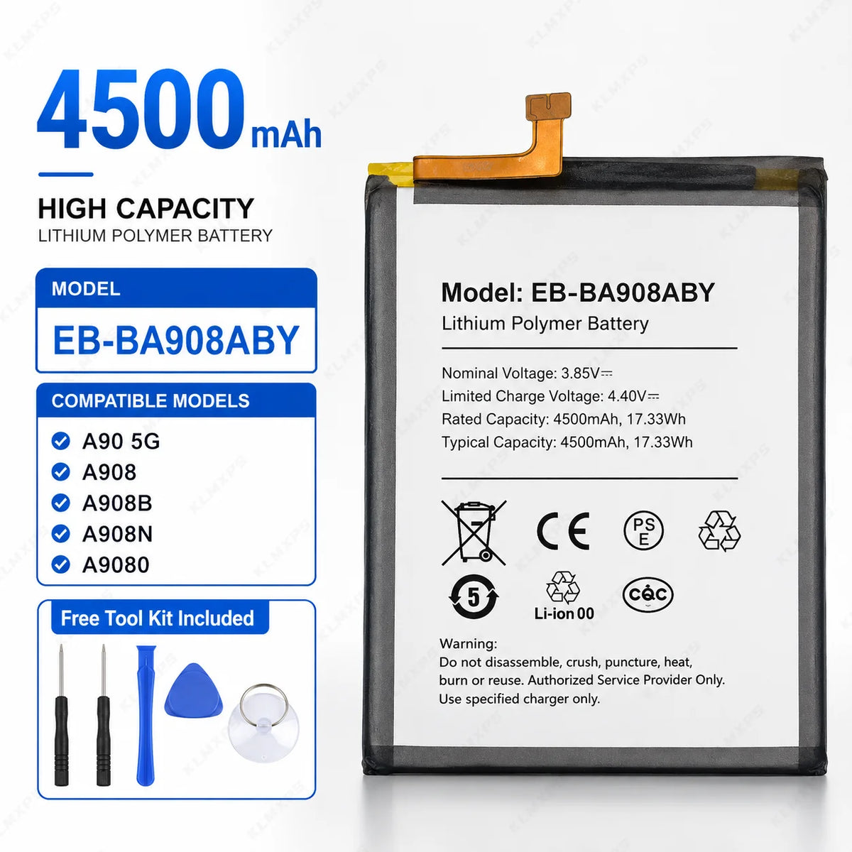 New Phone Battery for Samsung Galaxy A Series A25 A53 A33 5G