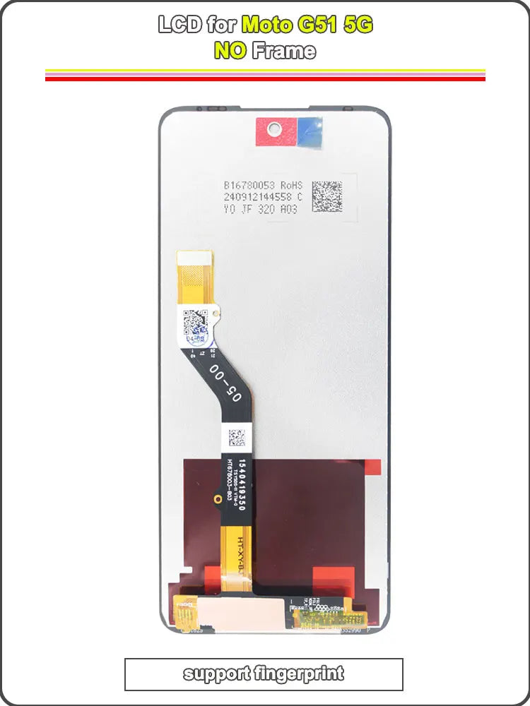 LCD for Motorola Moto G51 5G LCD Display Touch Screen Digitizer Assembly Replacement for Moto G51 5G XT2171-1 Phone LCD Screen