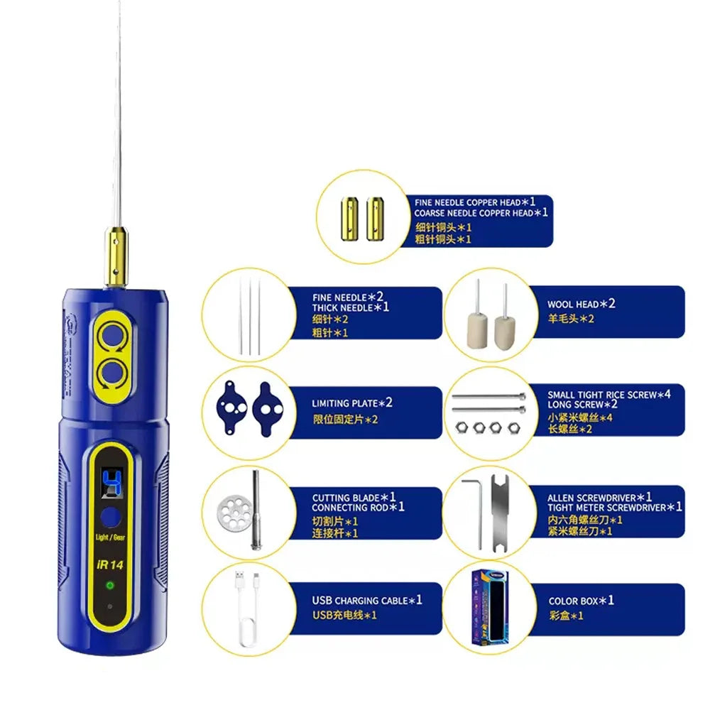 MECHANIC IR14 Electric OCA Glue Remover Tool With Green Dust