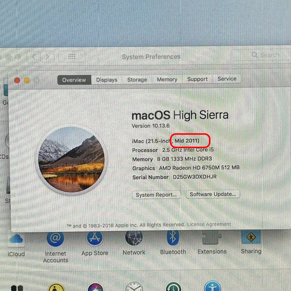 OEM For IMac 21.5 A1311 2009 2010 2011 Year AIO Desktop Vide