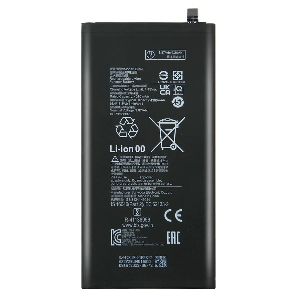 Replacement Battery For XiaoMi Mi Pad 5Pro Pad 5 Pro BN4E BN
