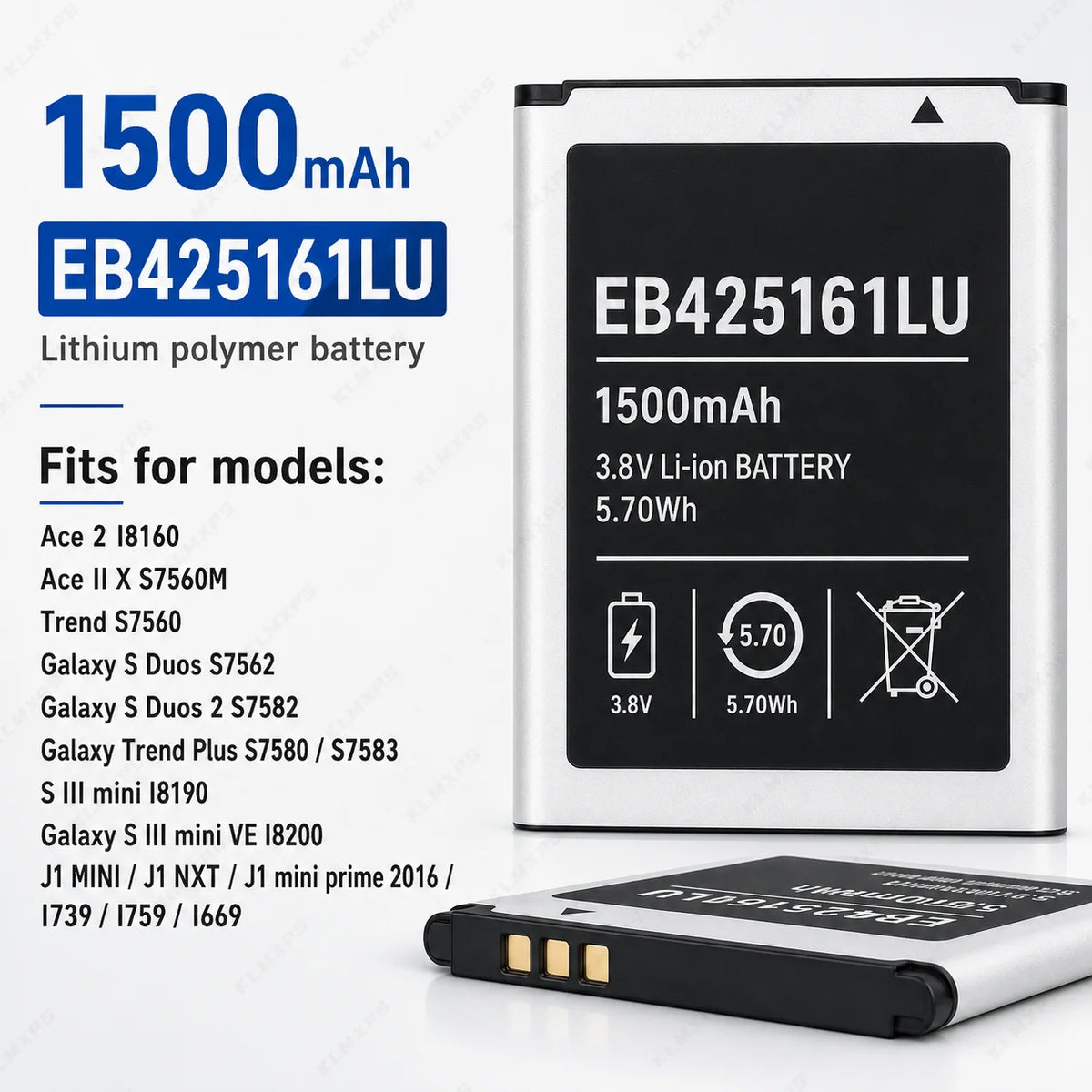 High Quality EB425161LU Replacement Battery for Samsung Gala
