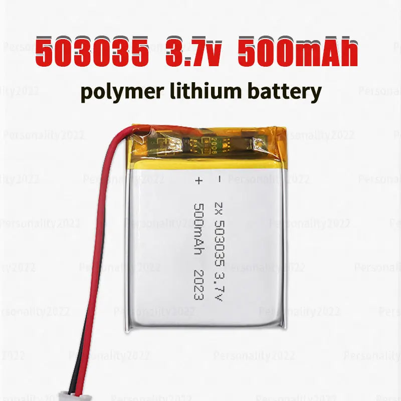 3.7V 500mAh 503035 Lipo Lithium Polymer Battery Replacement 