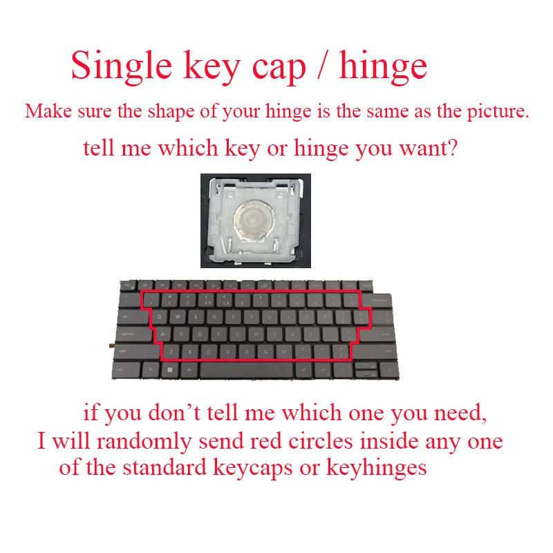 Key cap Scissor Clip hinges For Dell Vostro inspiron 5310 53