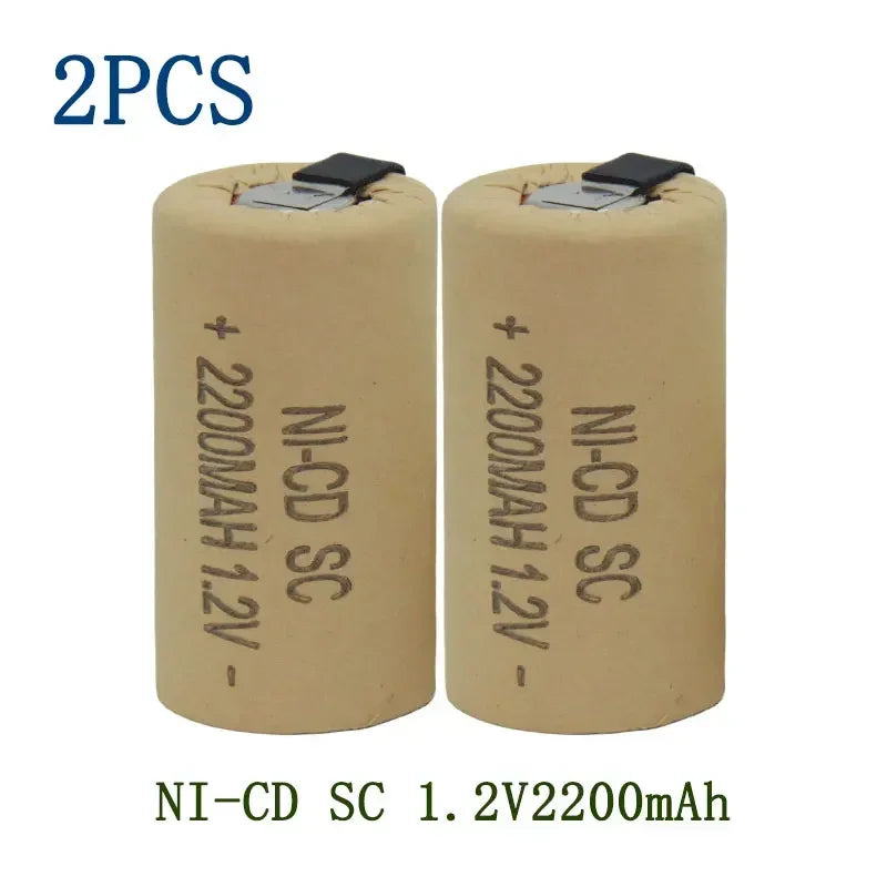 Hot Seller 1.2V 2200mAh/2800mAh Nickel-Cadmium Rechargeable Battery Suitable for Use as a Replacement Battery in Multiple Power