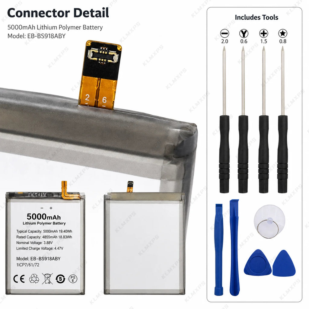 EB-BS918ABY 5000mAh Original Capacity Battery for Samsung S2