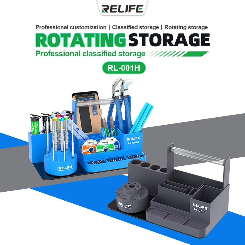 RELIFE RL-001H 360 Rotating Intelligent Repair Storage Rack 
