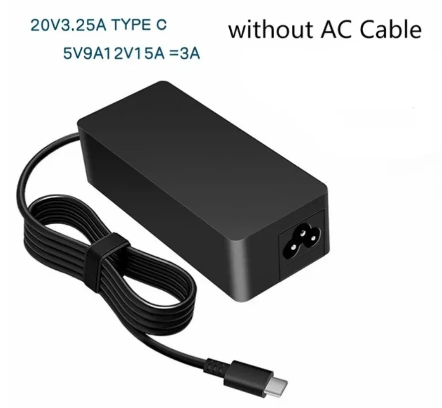 65W USB-C Laptop Charger for Lenovo ThinkPad X13 T14 E15 L13 L14 Yoga T15 Gen 4 3 2 Lenovo Thinkbook 15 Gen 4 3 2 ACL IAP Laptop