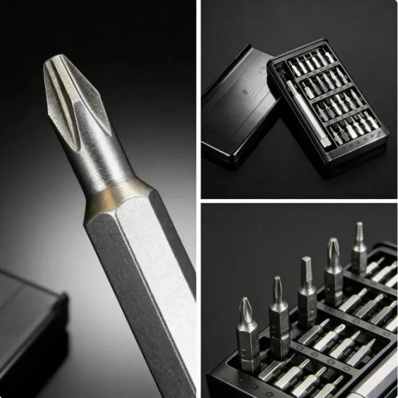 25 in 1 Mini Screwdriver Set Flat Head and Cross Shaped Smal