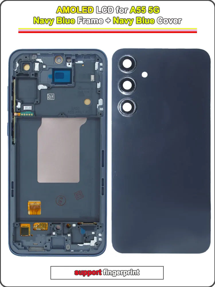 100% Tested LCD for Samsung Galaxy A55 5G LCD Display Touch Screen Digitizer Assembly for Samsung A55 5G A556 Phone LCD Screen