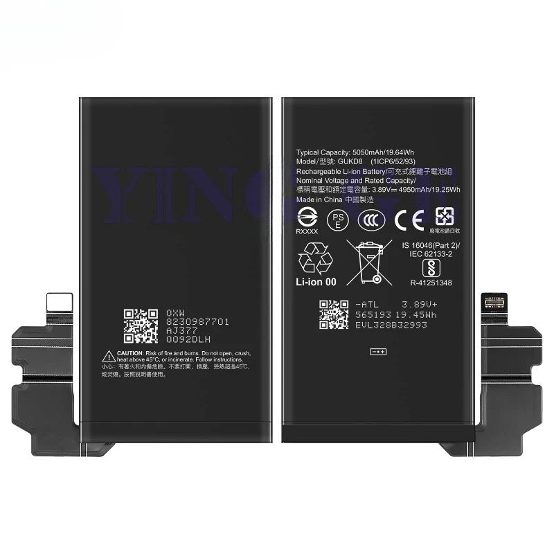 GUKD8 for Google Pixel 8 Pro Mobile Phone Battery High Quali