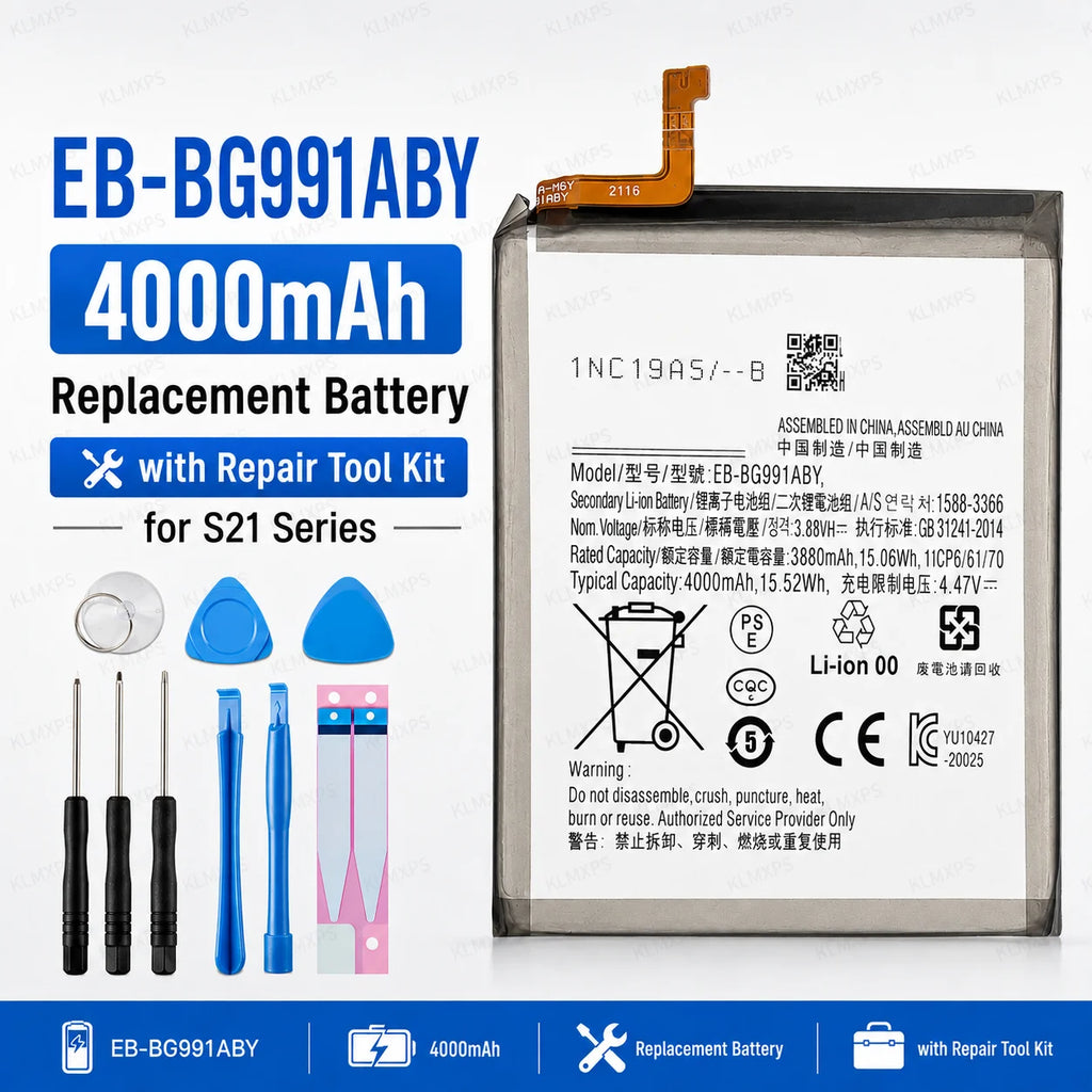 4000mAh EB-BG991ABY Battery For Samsung Galaxy S21 5G G991B 