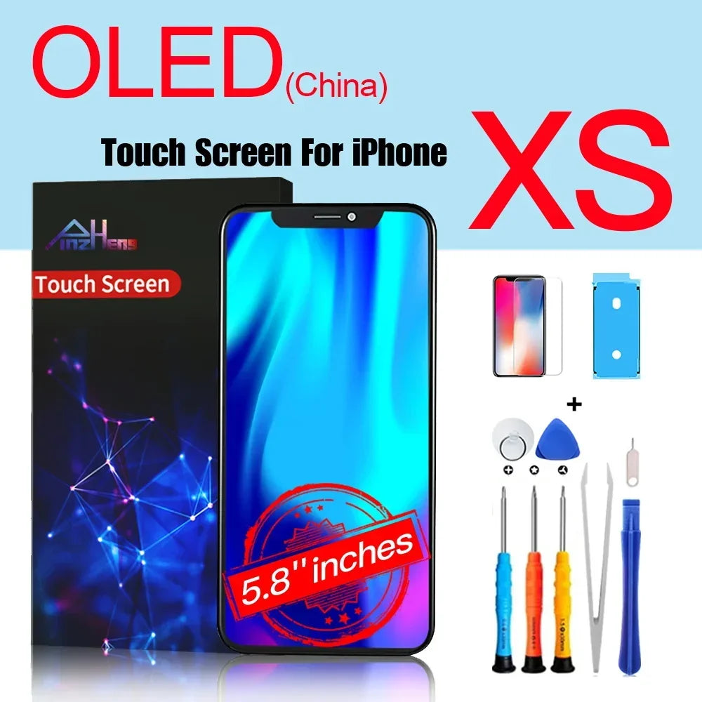 PINZHENG High Quality Screen AMOLED INCELL LCD OLED OEM For iPhone 11 12 13 Mini Pro Max XS XR MAX Display Replacement With Tool