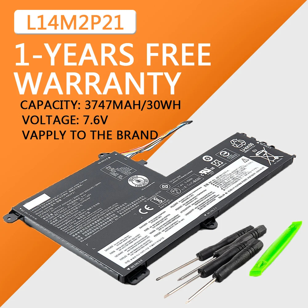 L14M2P21 Laptop Battery Replacement for Lenovo IdeaPad 330S-