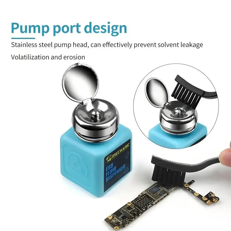 MECHANIC Anti-static Alcohol Liquid Bottle Press Pumping ESD