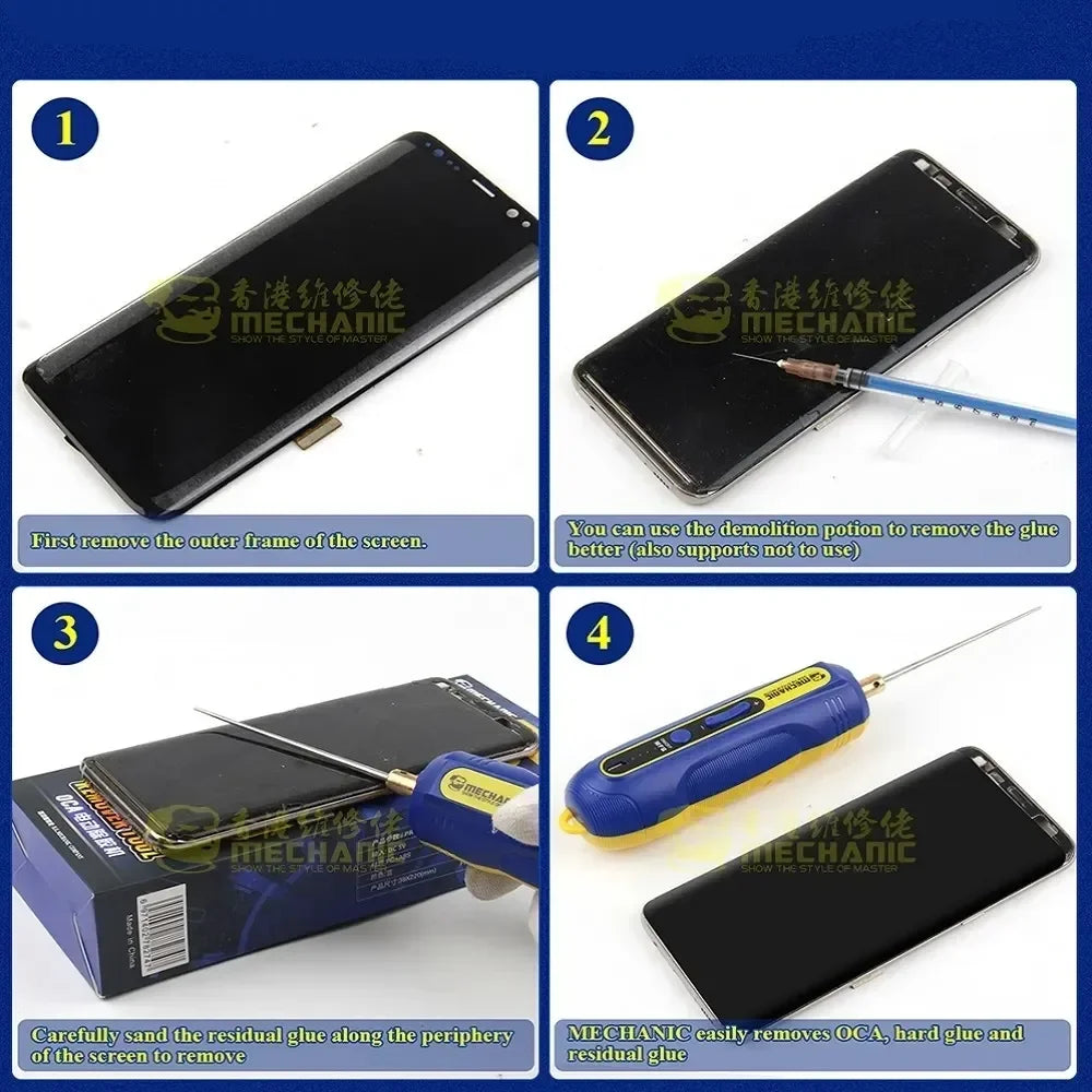 Mechanic IR10 PRO Degumming Set OCA Mobile Phone LCD Screen 