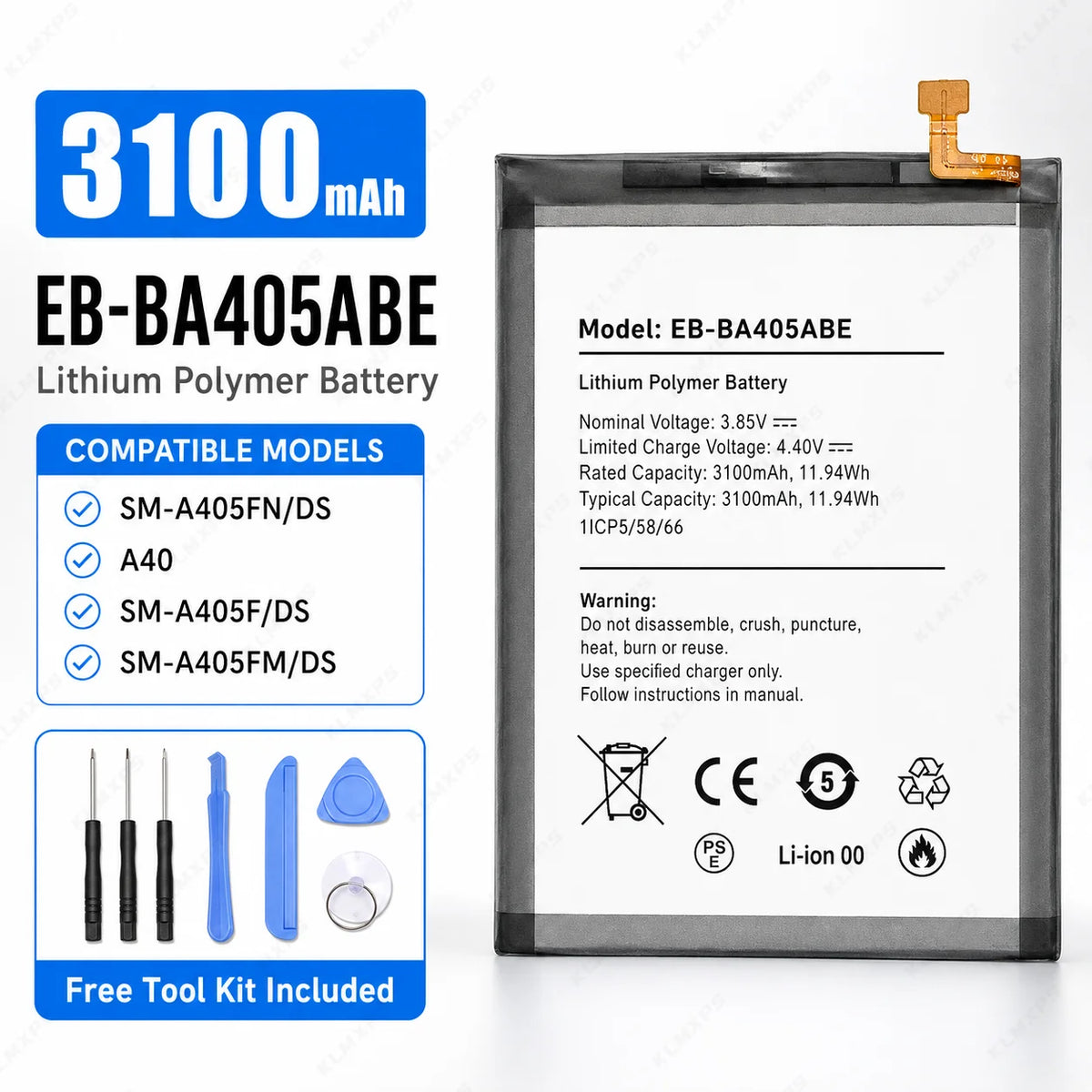 New Phone Battery for Samsung Galaxy A Series A25 A53 A33 5G