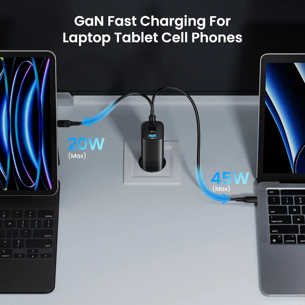 ASOMETECH GaN USB Type C Charger 65W 45W PPS PD QC4.0 Quick 
