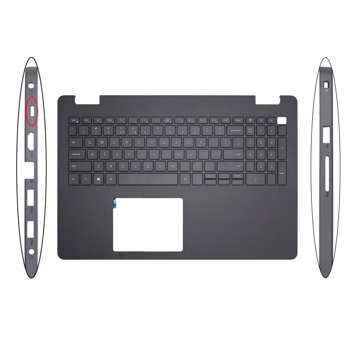 Original New For DELL Inspiron 15 3500 3501 3505 Laptop Palm