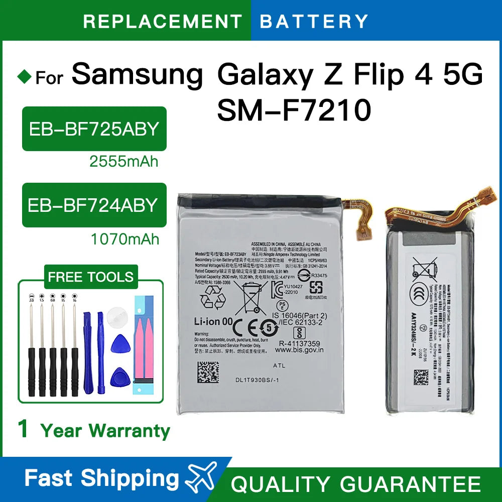 Genuine EB-BF724ABY EB-BF725ABY Phone Battery For Samsung Ga
