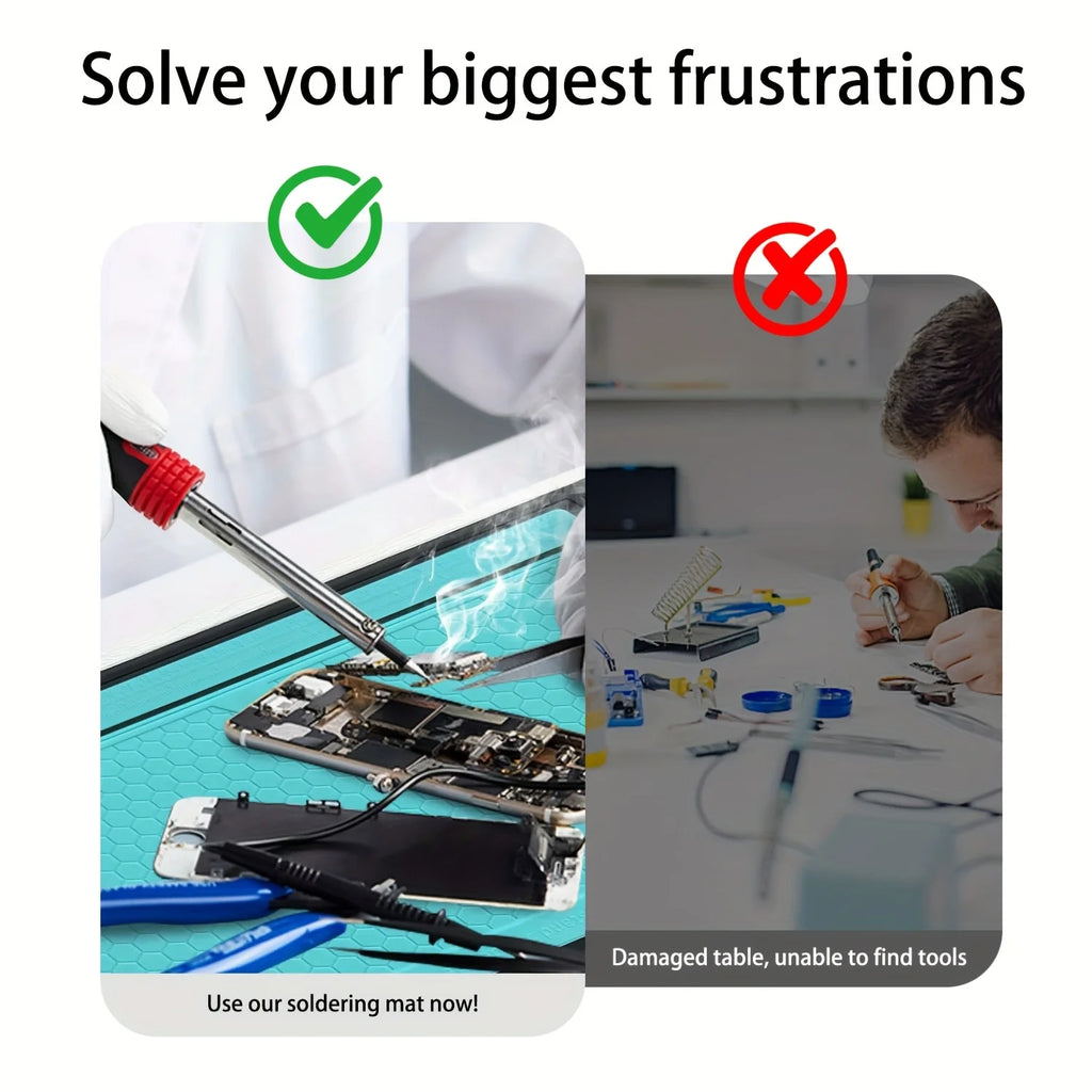 Heat Resistant Solder Mat Insulation Phone Repair Mat Screw 