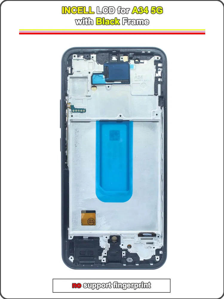 New Replacement for Samsung Galaxy A34 5G LCD Display Suitable for A34 5G A346E A346B A346M Mobile Phone LCD Screen Touch Screen
