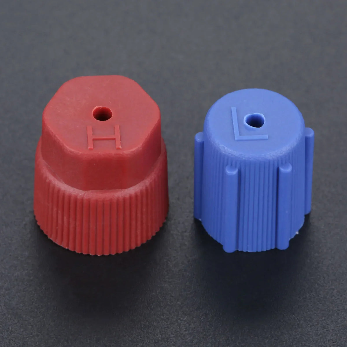 10Pcs Car A/C System Charging Port Service Cap R134a High Lo