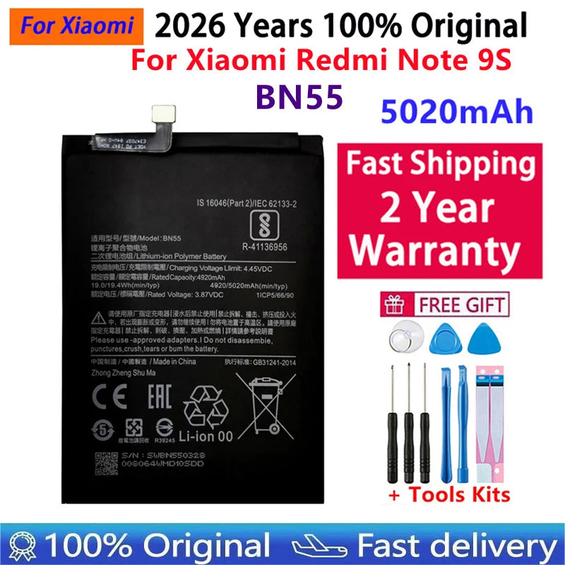 100% Original 5020mAh BN53 BN54 BN55 Replacement Battery For