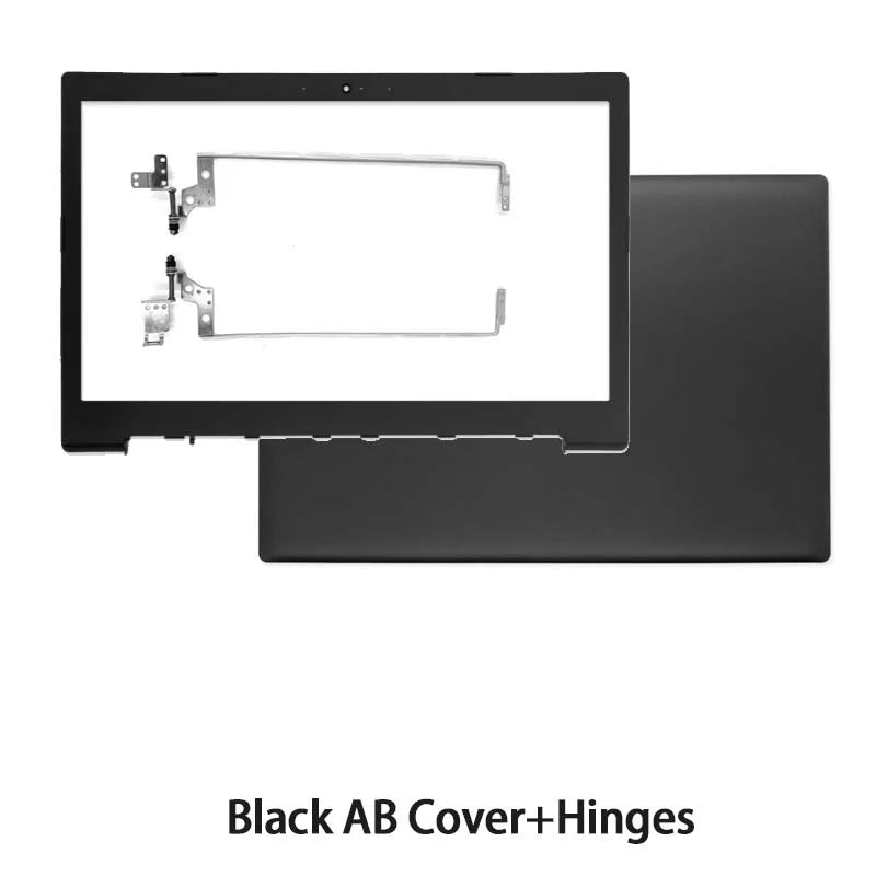 NEW For Ideapad 330-15ICH Laptop LCD Back Cover Front Bezel Palmrest Keyboard Bottom Case Hinges Cover Housing Black 15.6