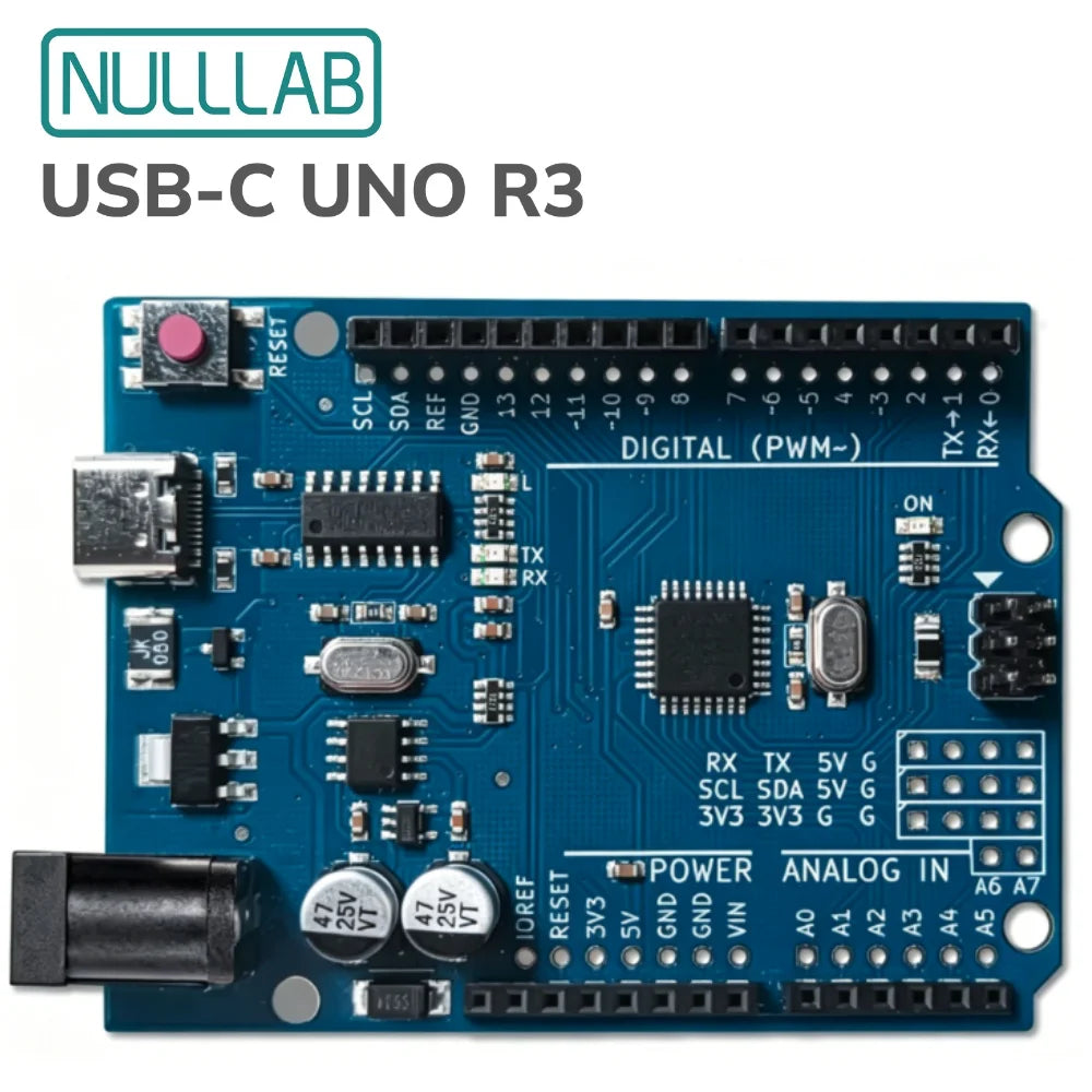 USB-C UNO R3 Board I2C & UART Breakouts Extra A6/A7 Analog P