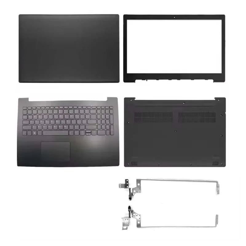 NEW For Ideapad 330-15ICH Laptop LCD Back Cover Front Bezel Palmrest Keyboard Bottom Case Hinges Cover Housing Black 15.6