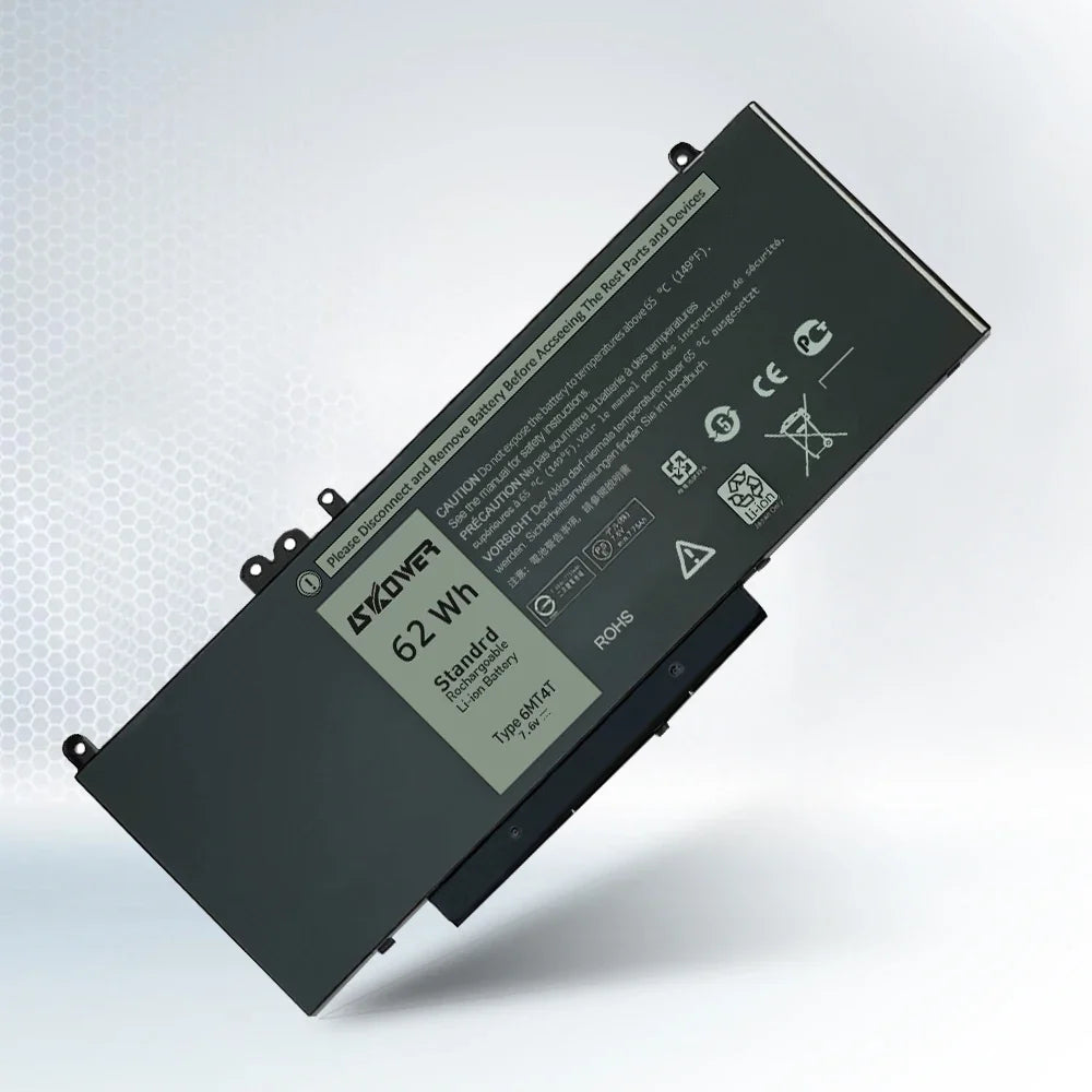 SKOWER Replacement 6MT4T NGGX5 Laptop Battery for Dell Latit