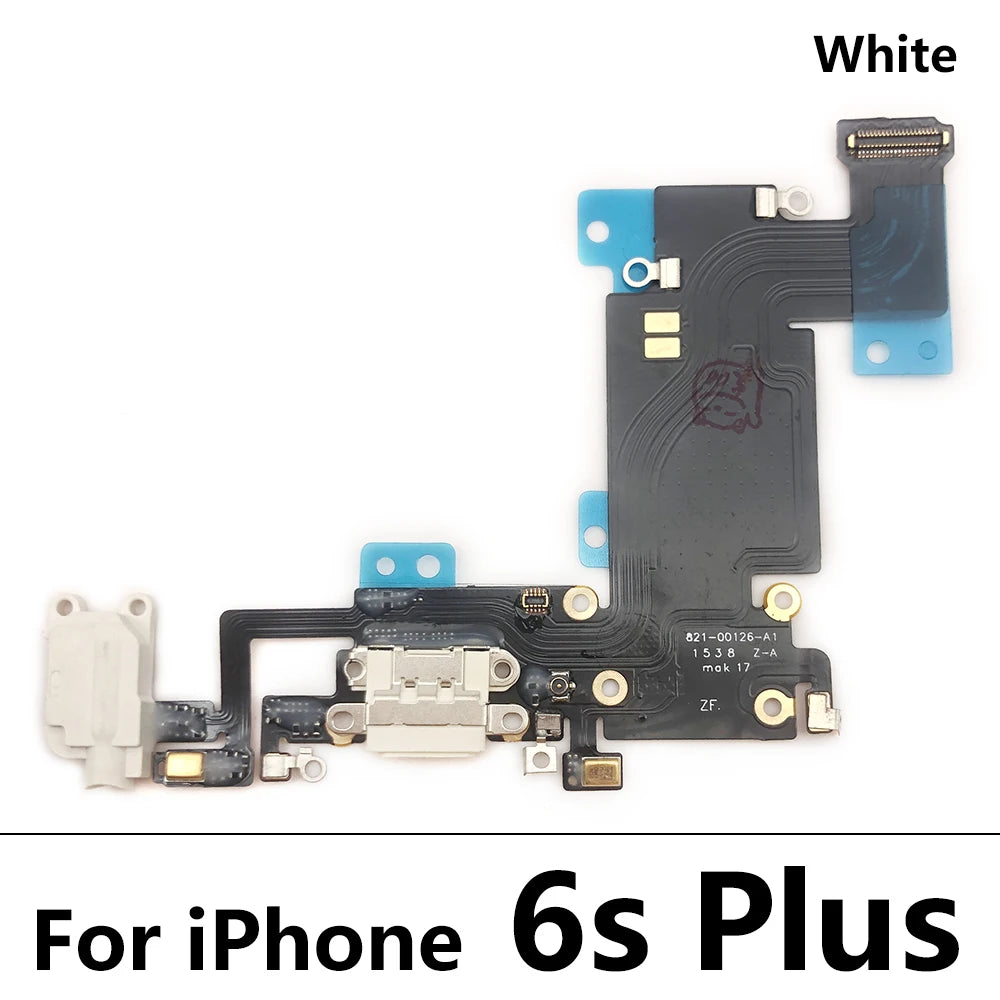 For Iphone 6 6S 7 8 Plus Dock Connector Micro USB Charger Charging Port Flex Cable Microphone Board Replacement Parts