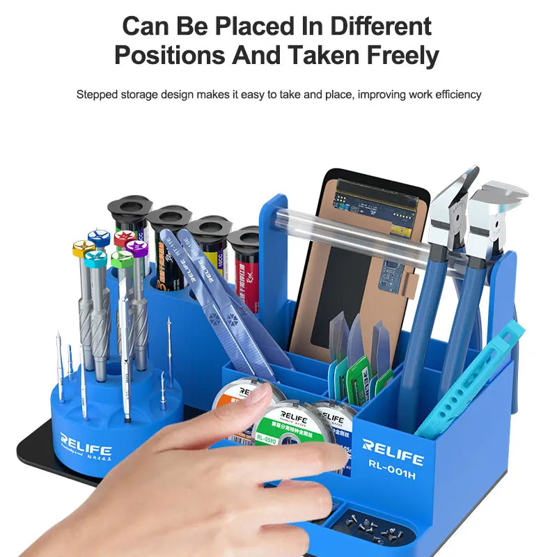 RELIFE RL-001H 360 Rotating Intelligent Repair Storage Rack 