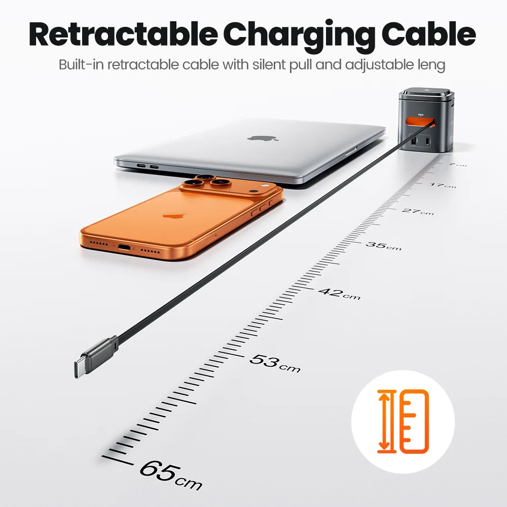 Toocki 6-in-1 80W GaN Charging Station Magnrtic Wireless Typ