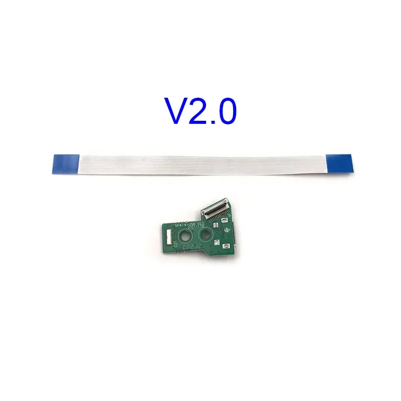 1PC V1 V2 USB Charging Port Socket Circuit Board 12Pin Connector For PS4 OEM Controller Light Charging Motherboard Board