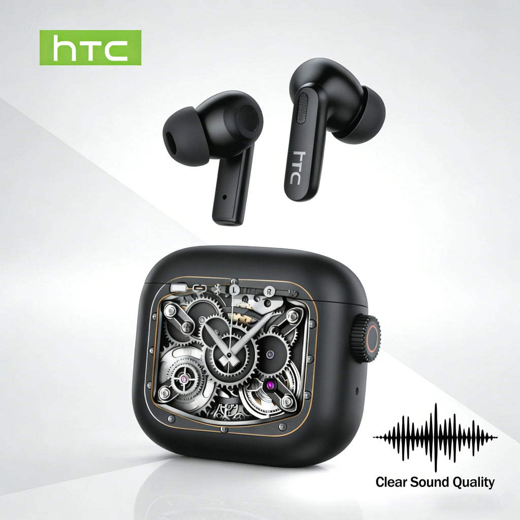 Headphones Bluetooth 5.2 TWS HTC Wireless Earphones Sports E