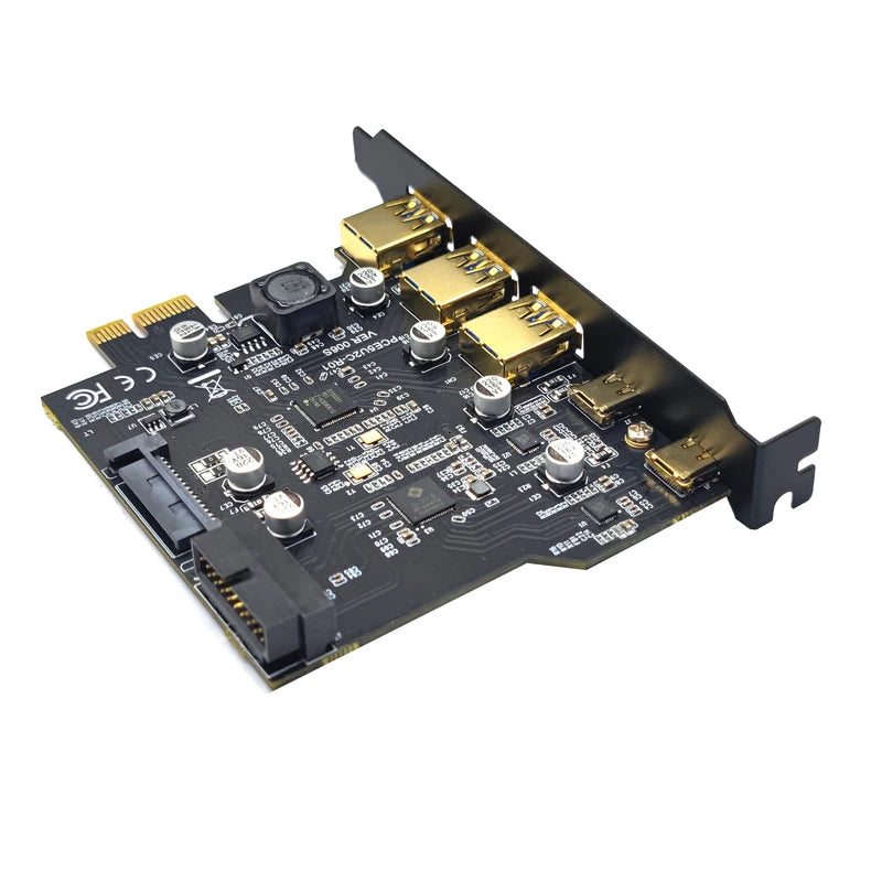 Type C USB 3.2 Gen1 PCIE Card Hub USB 3.0 PCI Express Board 
